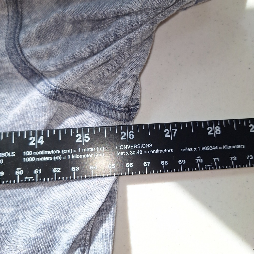 Y2K‎ Grunge Lucky Brand Cotton Blend Venice Burnout Henley Shirt XXL Men's Notch - Picture 7 of 13